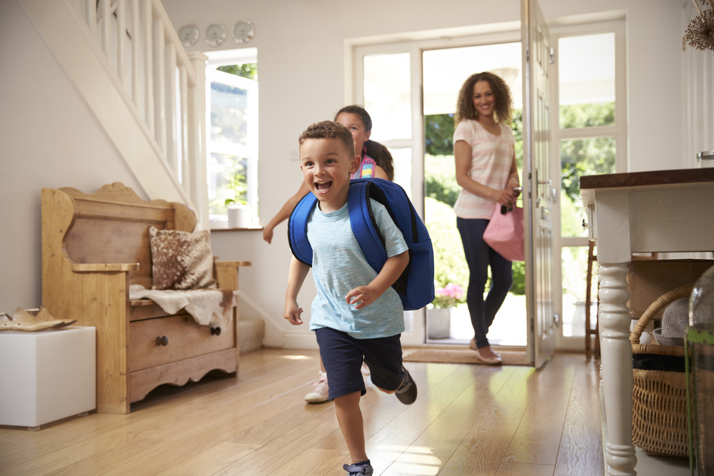 How does Covid-19 and the Stay-Home orders affect children with two homes?